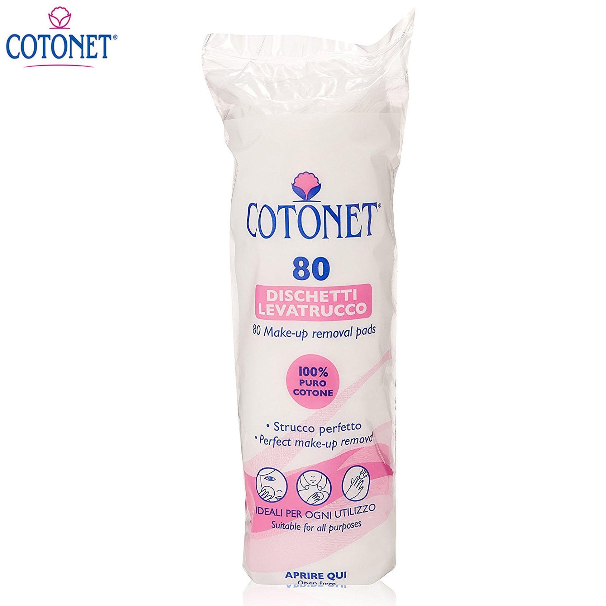 Cotonet Dischetti Levatrucco in Cotone - 80pz