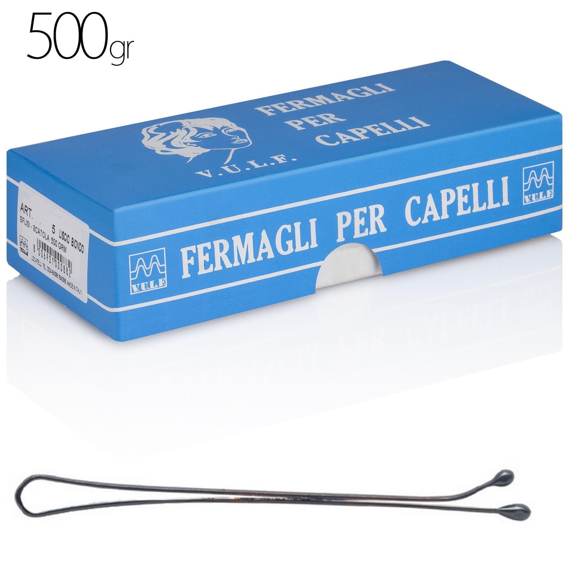 Fermagli Mollette a Goccia per Capelli 500gr - Nere Lisce