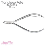 Amelie Tronchese Pelle Acciaio Inox - 10cm Taglio 3