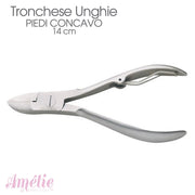 Amelie inox tools tronchese unghia piedi concavo 14 cm