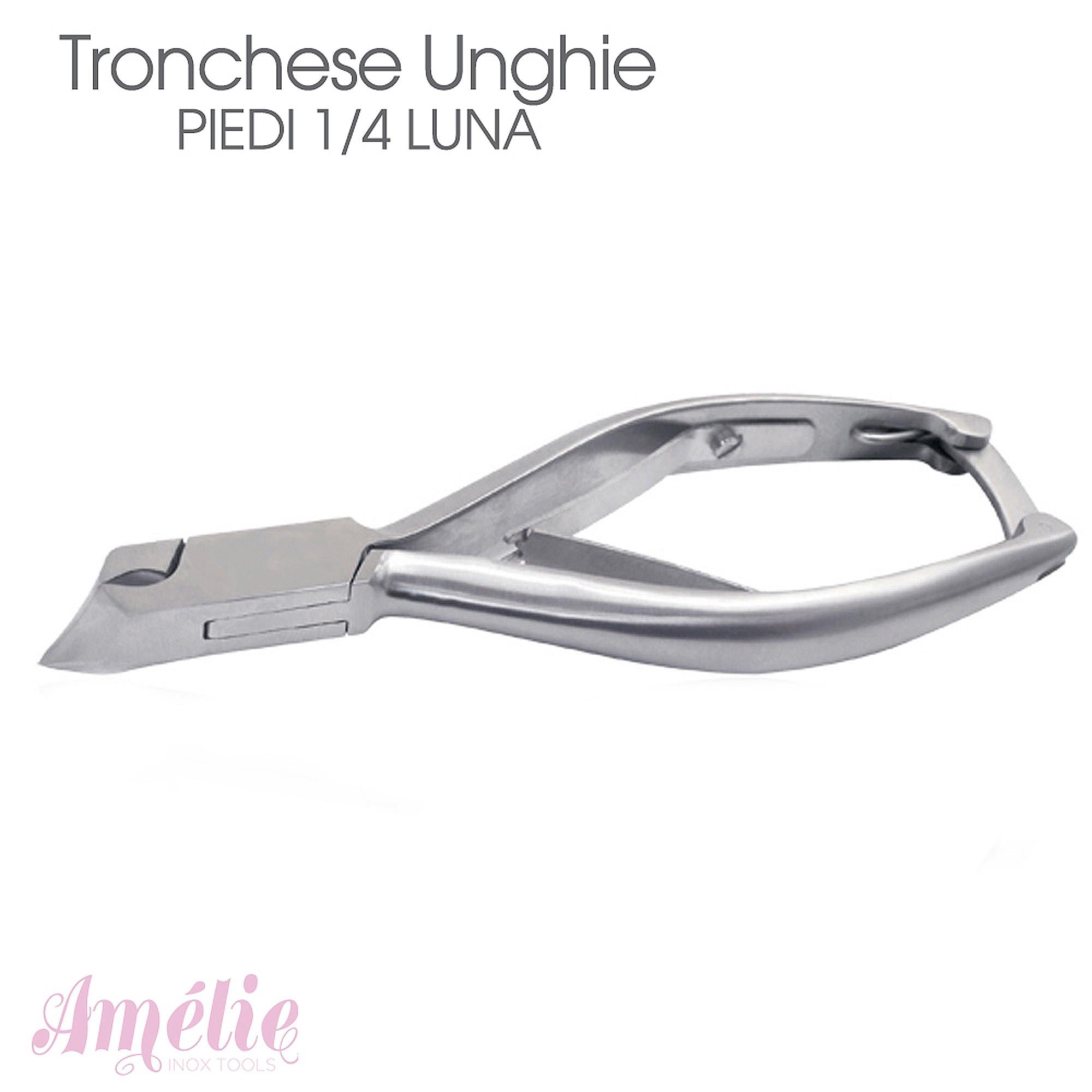 Amelie inox tools tronchese unghia piedi 1/4 luna