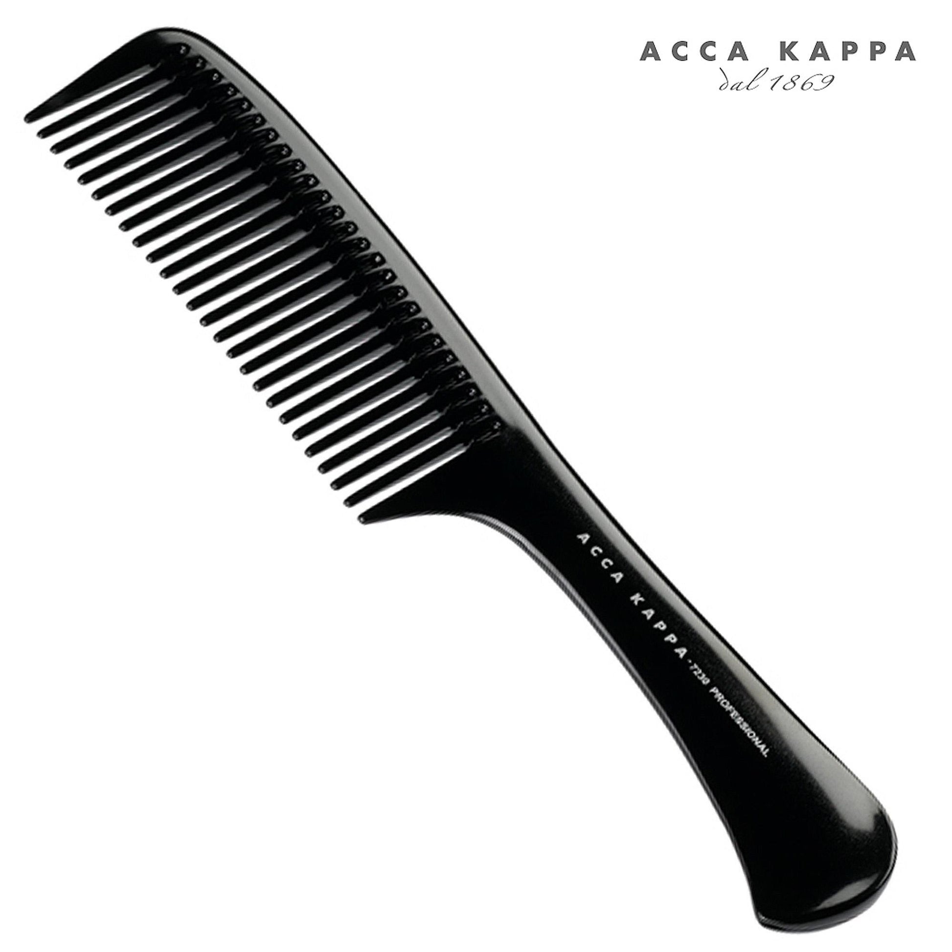 Acca Kappa Pettine con Manico - Nero