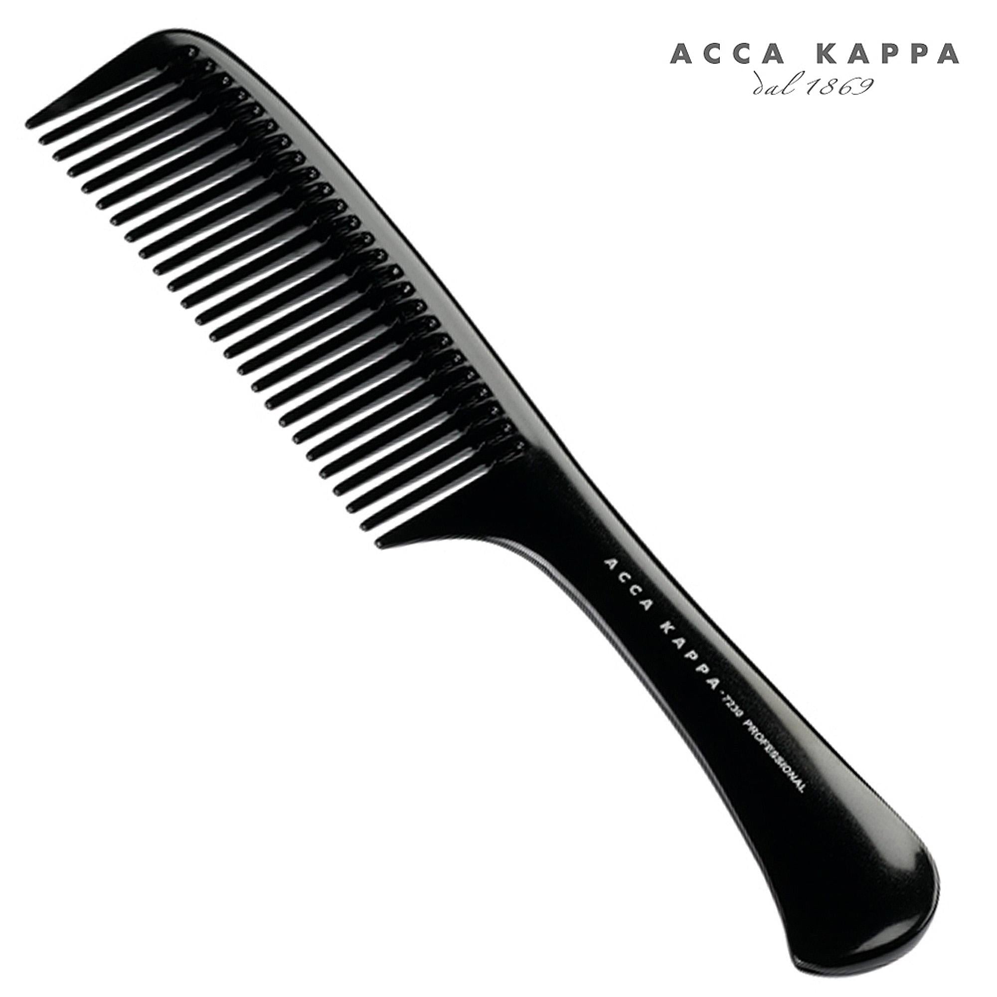 Acca Kappa Pettine con Manico - Nero
