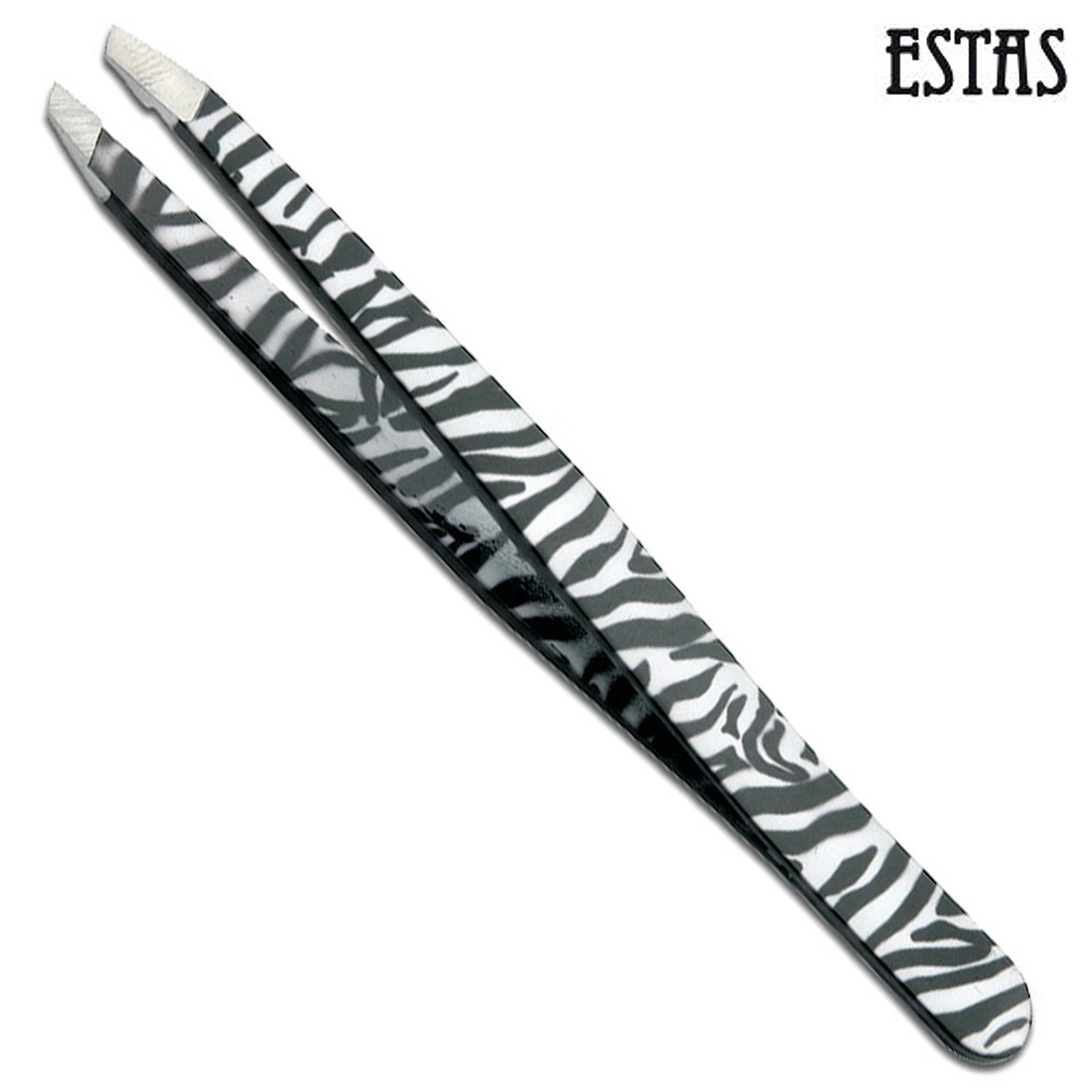 Estas Pinzetta Inox Obliqua - Zebra