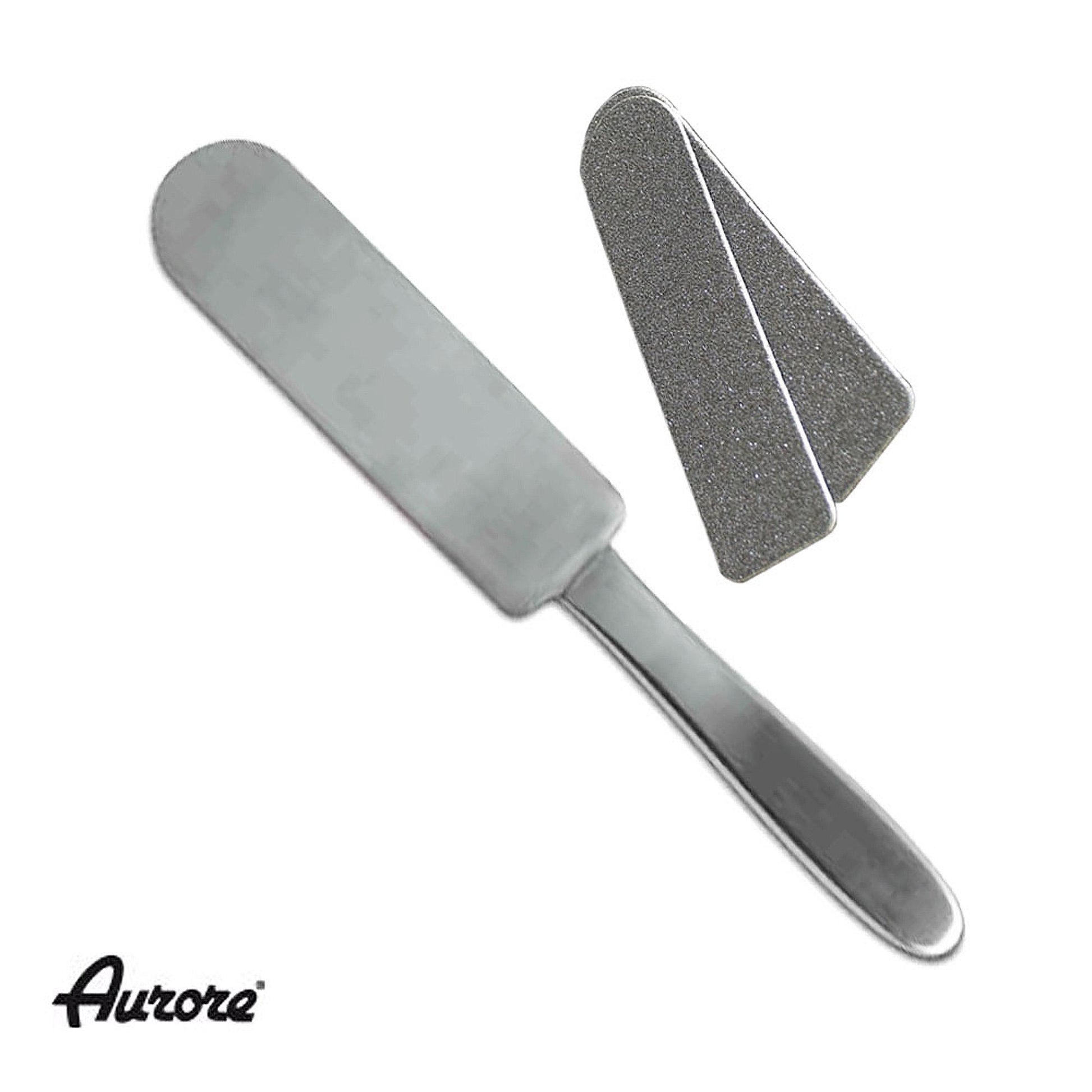 Aurore Raspa Inox Due Lati Ricambi Lime 100/180