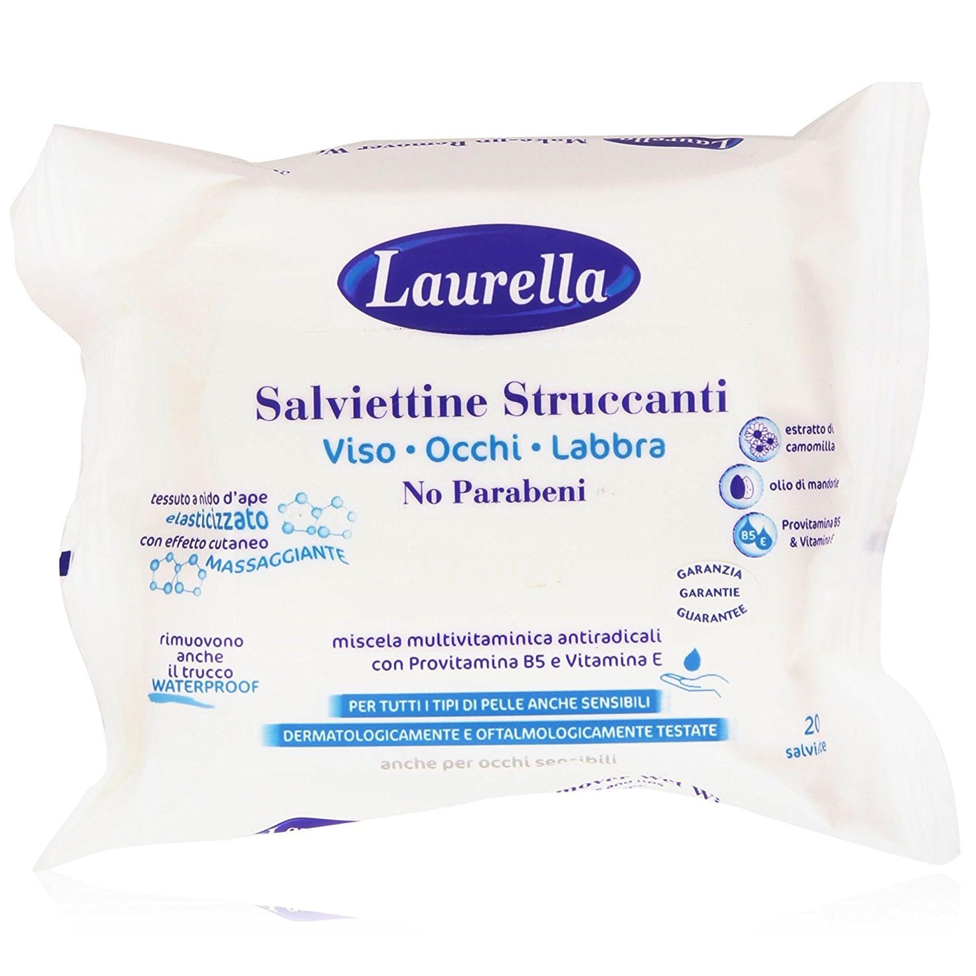 Laurella Salviettine Struccanti - 20pz