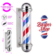 Insegna Luminosa Rotante da Barbiere - Barber Pole Small