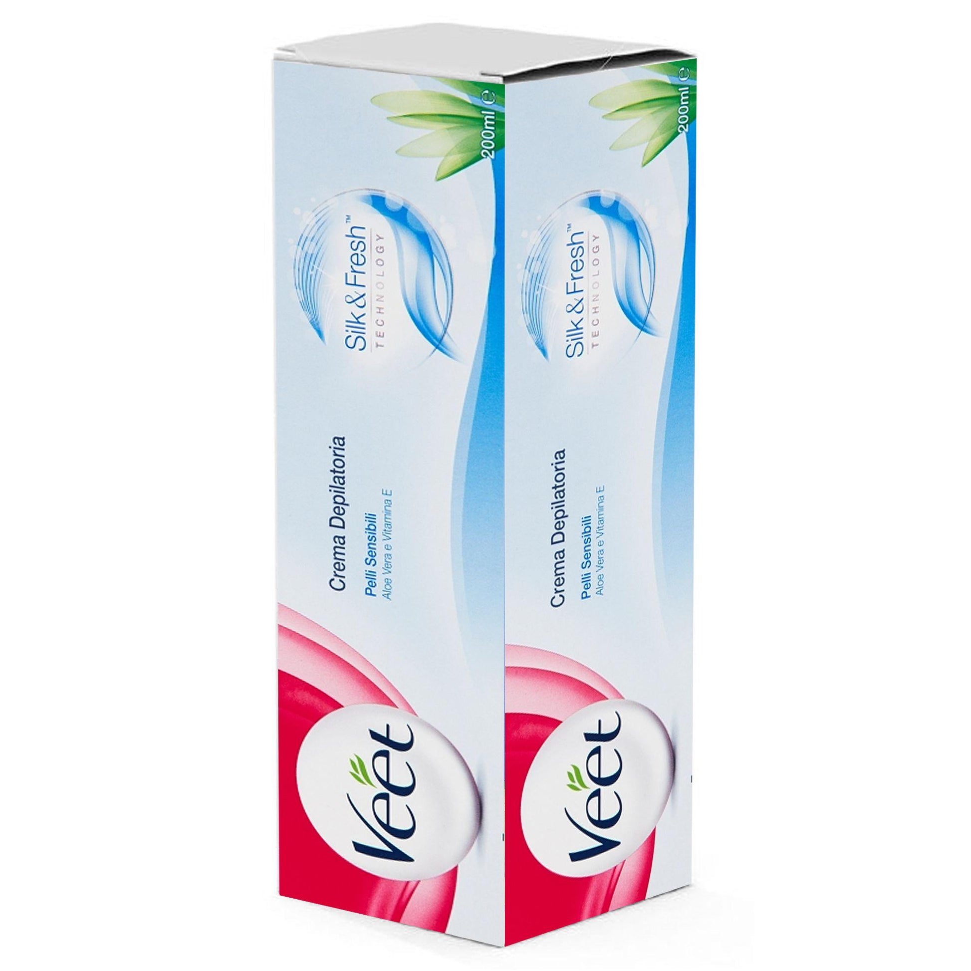 Veet Crema Depilatoria Celeste Silk Fresh Pelli Sensibili - 200ml
