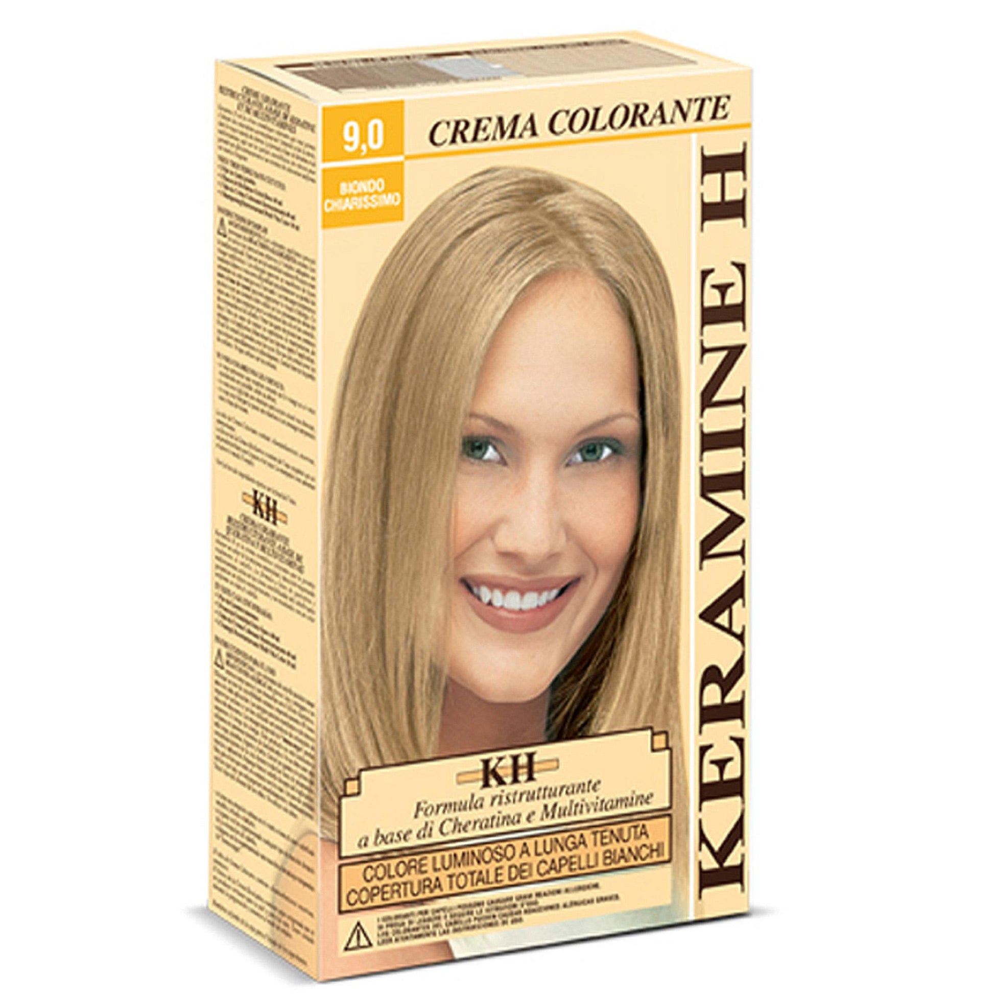 Keramine H Shampoo Colorante per Capelli - 9.0