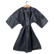 Kimono Monouso Bordato con Cinta 10pz - Nero