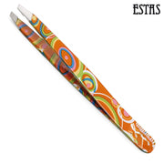 Estas Pinzetta Acciaio Inox Obliqua - Orange