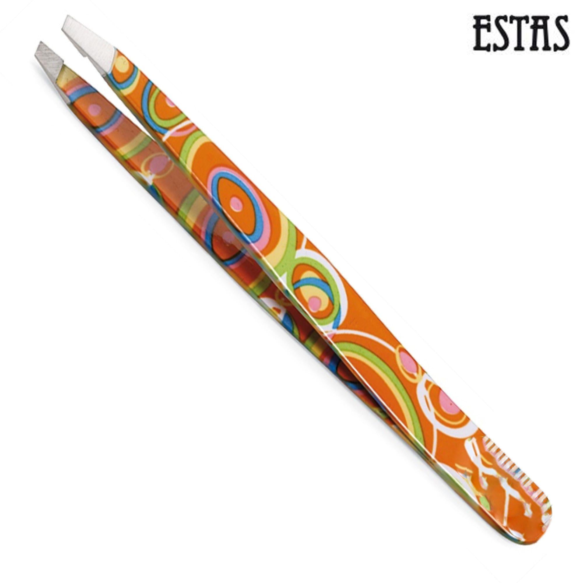 Estas Pinzetta Acciaio Inox Obliqua - Orange