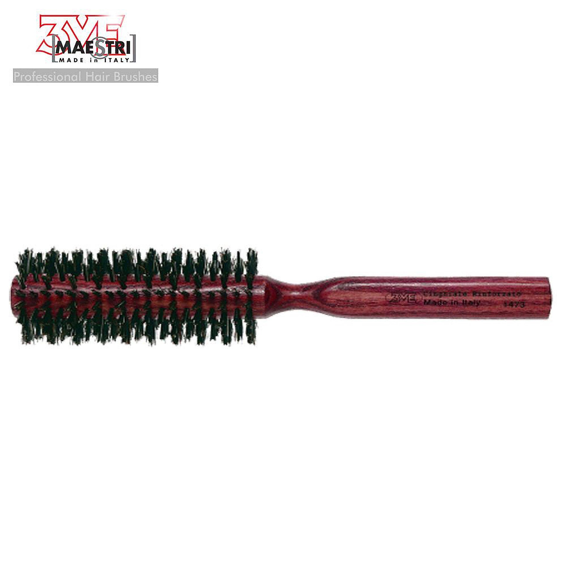 Tre Maestri Spazzola Rotonda Burgundy - 32mm