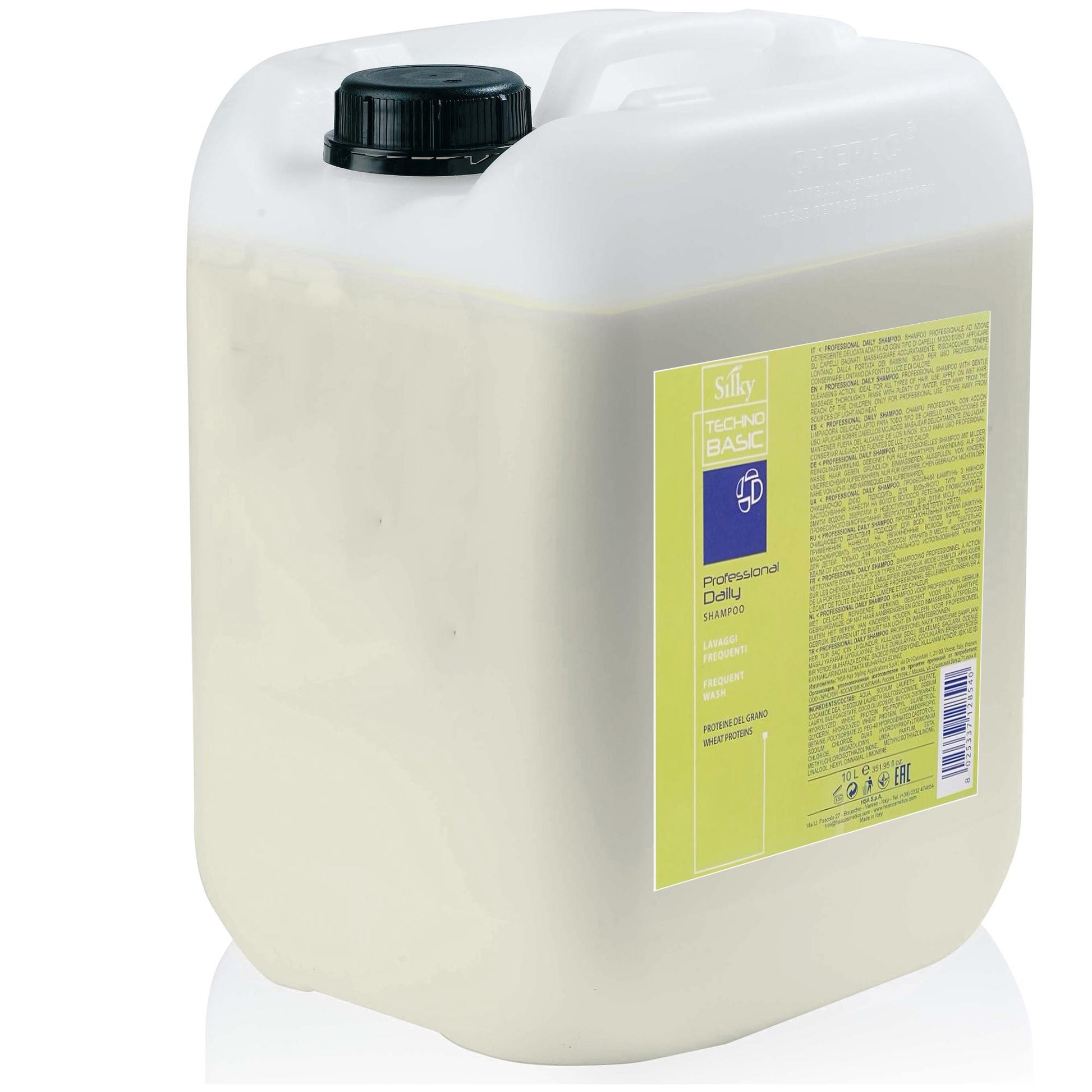 Silky Tanica Shampoo Proteine del Grano - Tanica 10 Litri