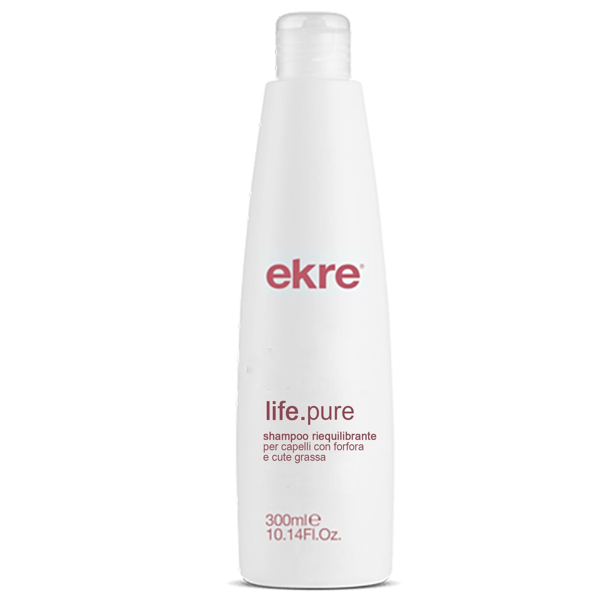 Ekre Life Pure Shampoo Riequilibrante Capelli Grassi - 300ml