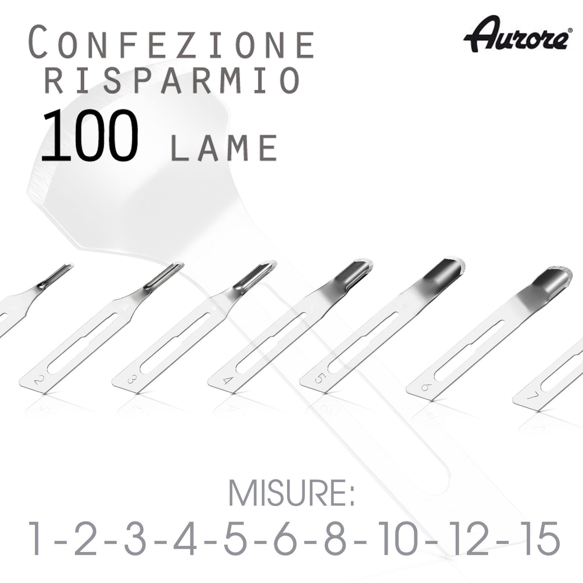 Aurore Lame Sgorbia Kit - 100pz