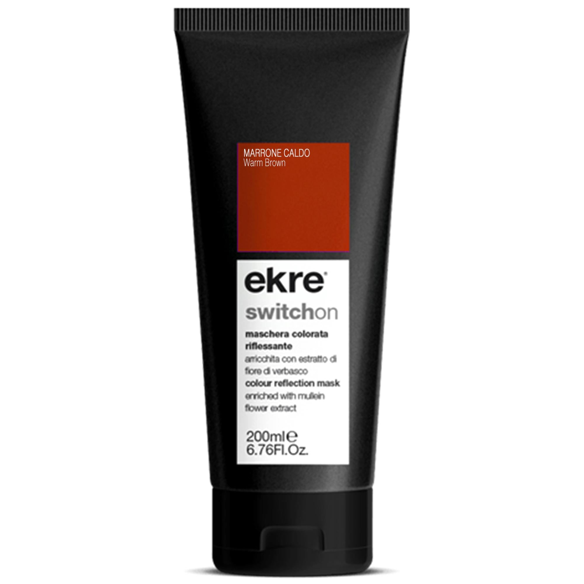Ekre SwitchOn Maschera Riflessante Marrone Caldo - 200ml