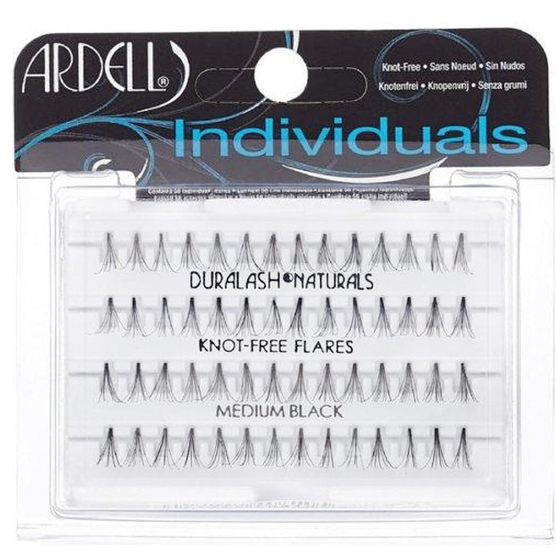 Ardell Ciglia Finte Individual Naturals Knot Free - Medium Black