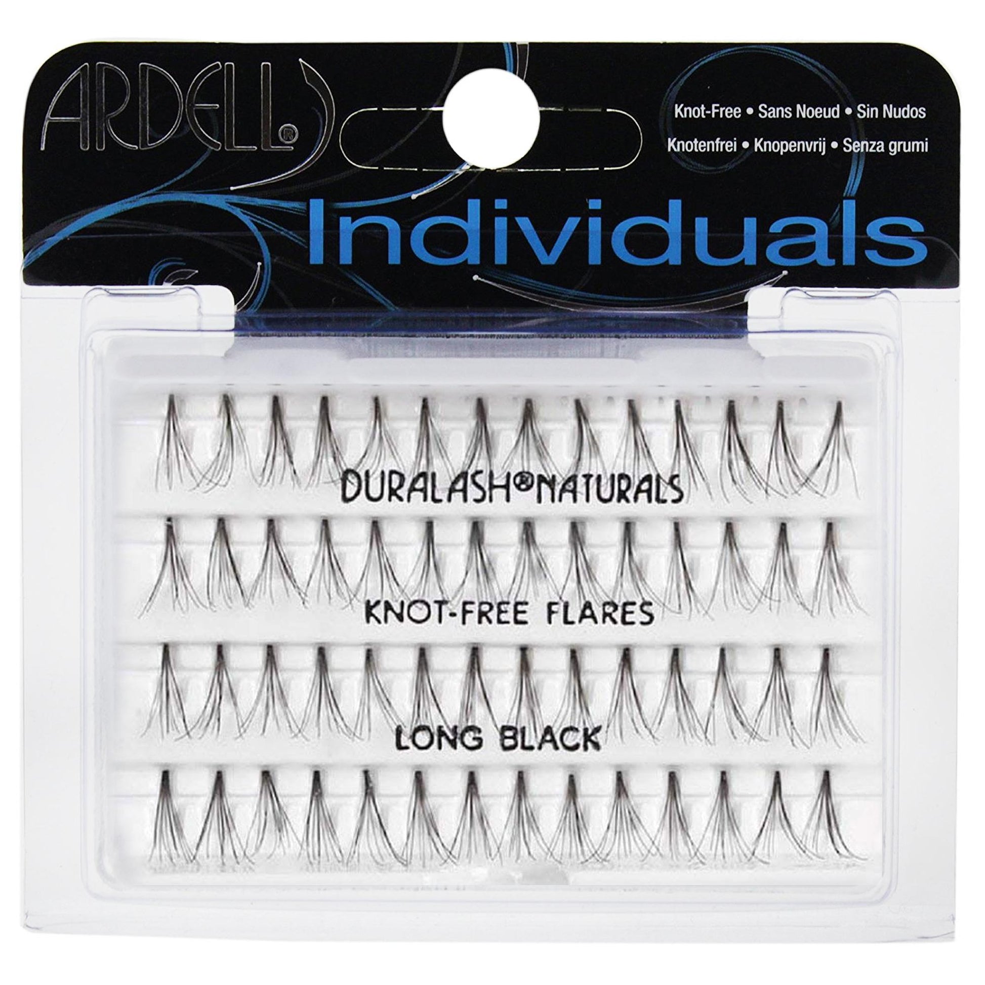 Ardell Ciglia Finte Individual Flare Knotted - Long Black