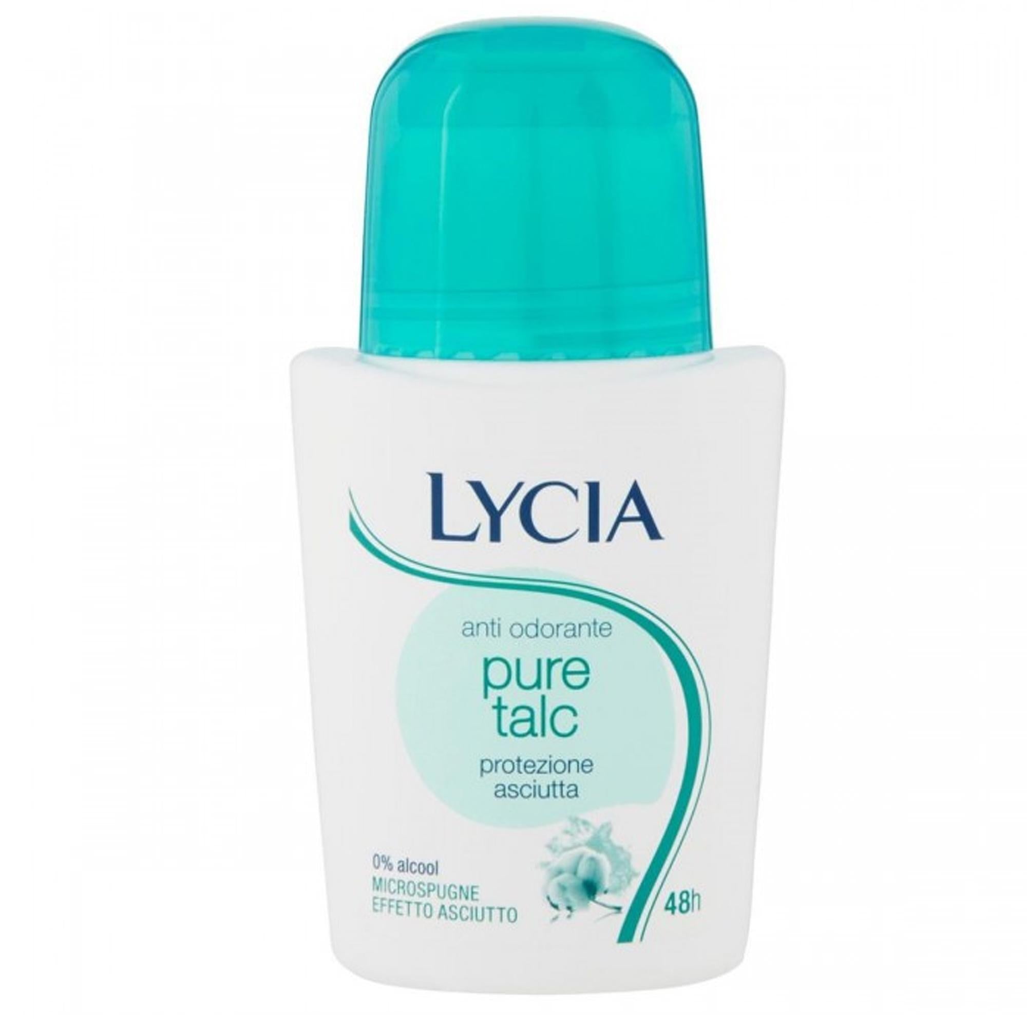 Lycia Deodorante Roll-On Pure Talc - 50ml