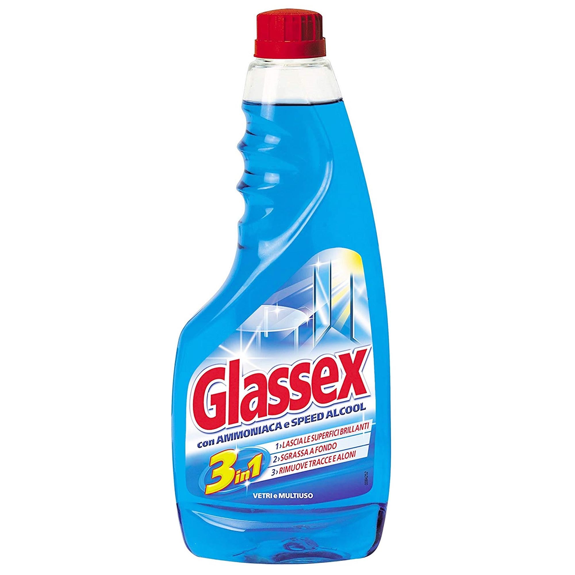 Glassex Detergente Vetri Ricarica 500ml - Ammoniaca