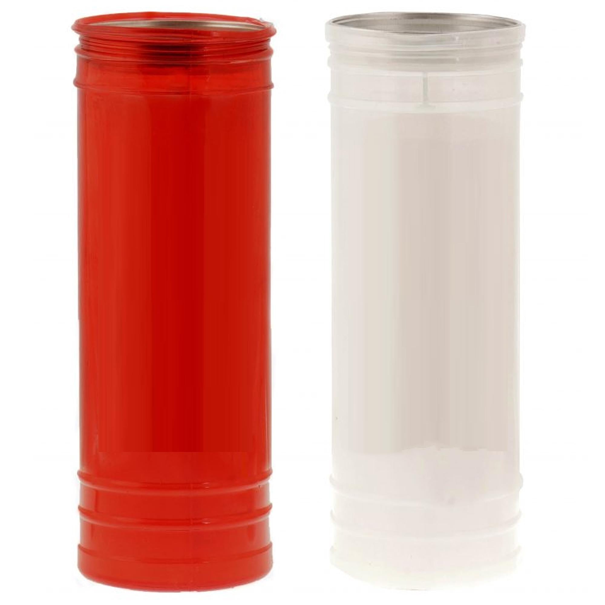 Lumino Votivo T100 - Bianco Rosso