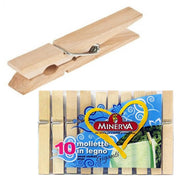 Minerva Mollette in Legno 10pz - Giganti