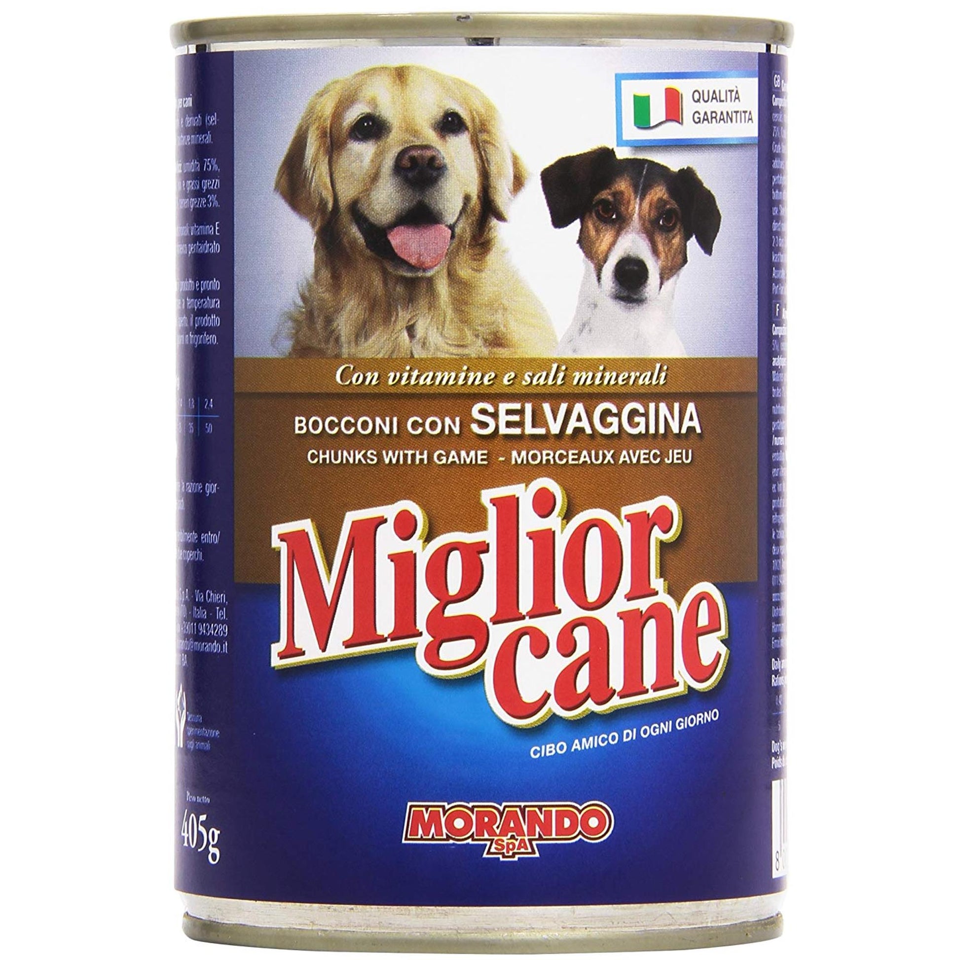 Migliorcane Bocconcini 405gr - Selvaggina