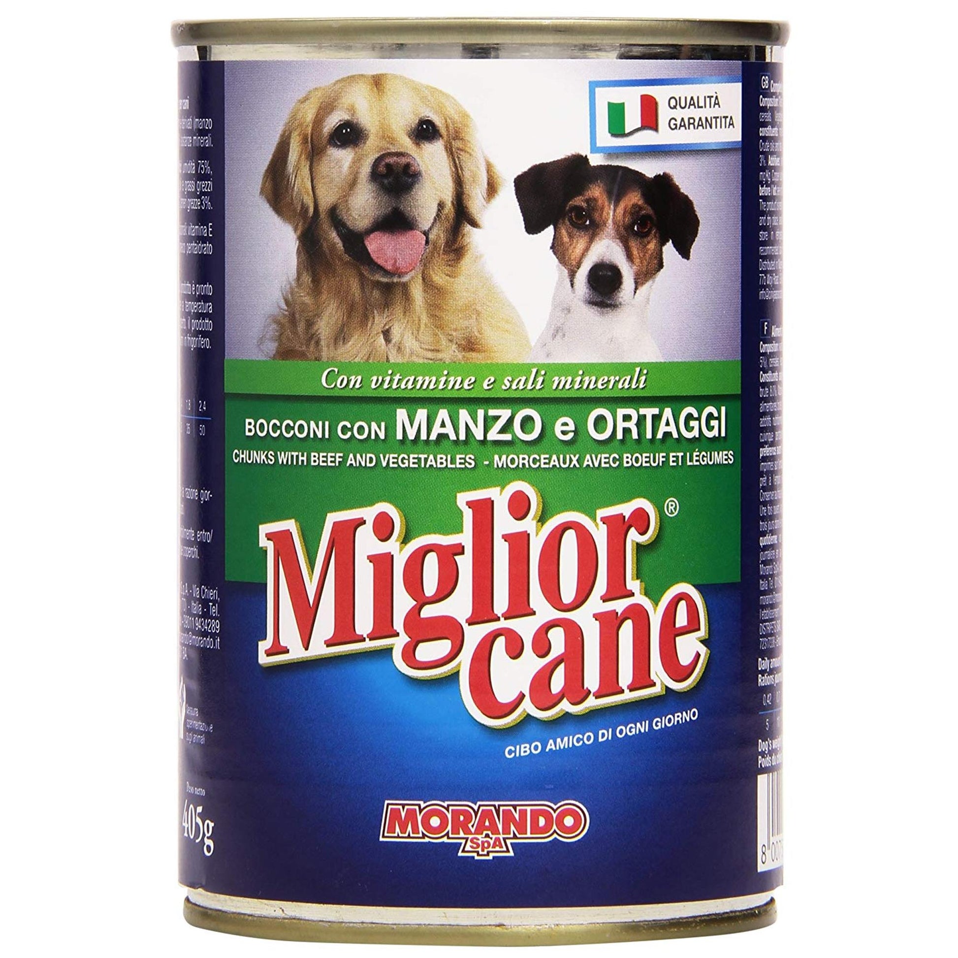 Migliorcane Bocconcini 405gr - Manzo e Ortaggi