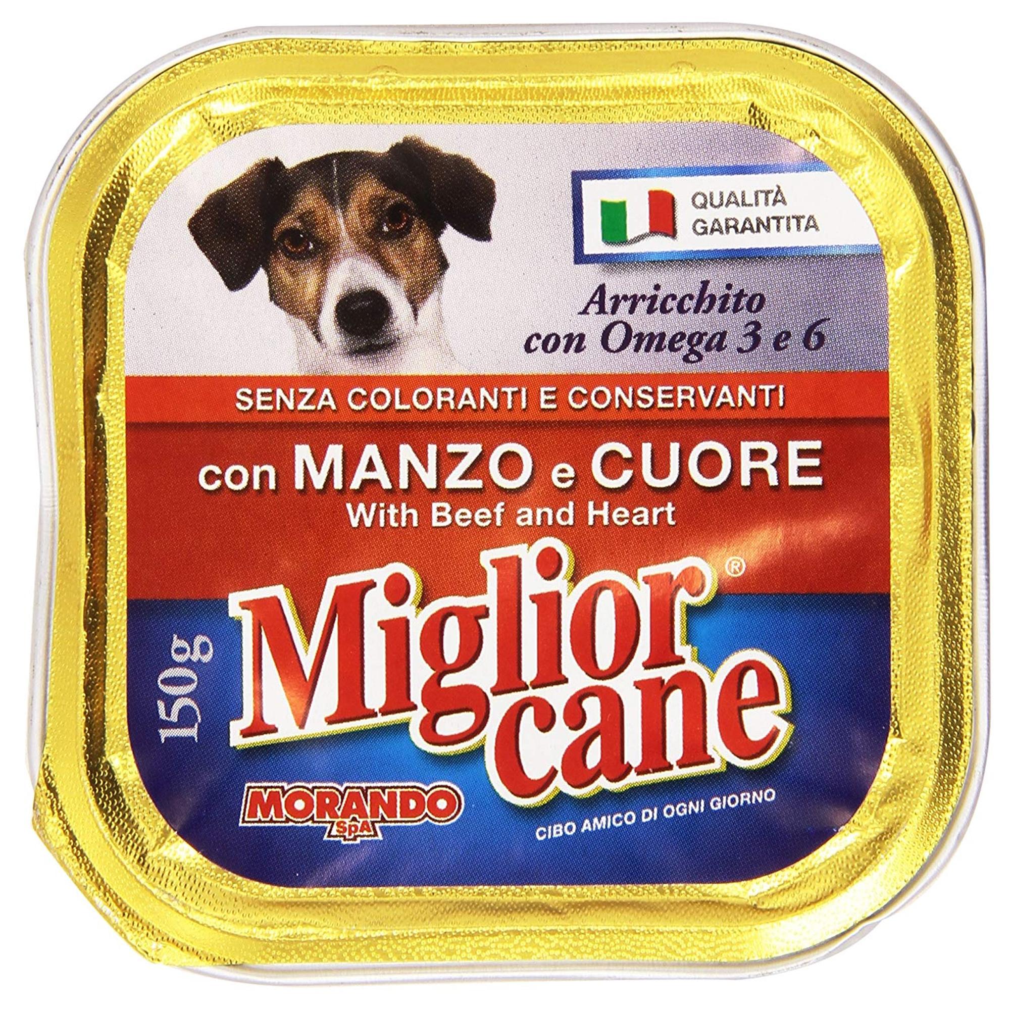Migliorcane Patè 150gr - Manzo e Cuore