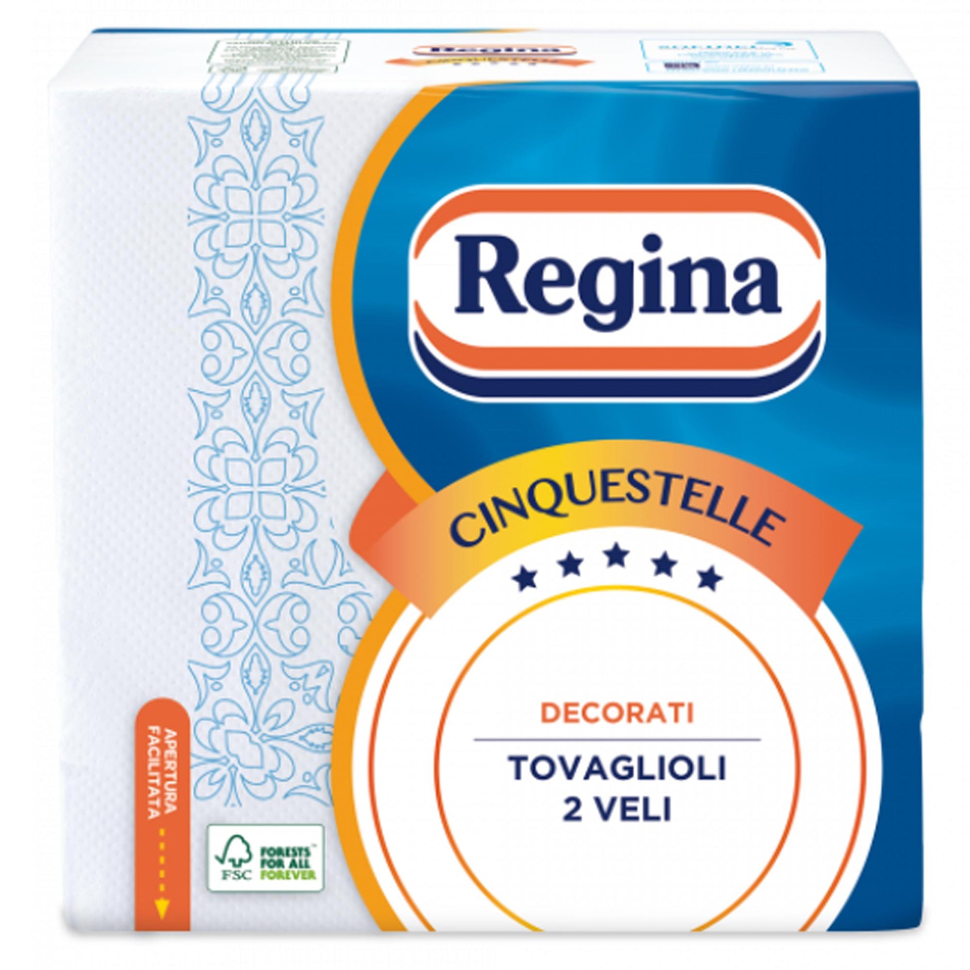 Regina Tovaglioli Piegati 43pz - Cinque Stelle