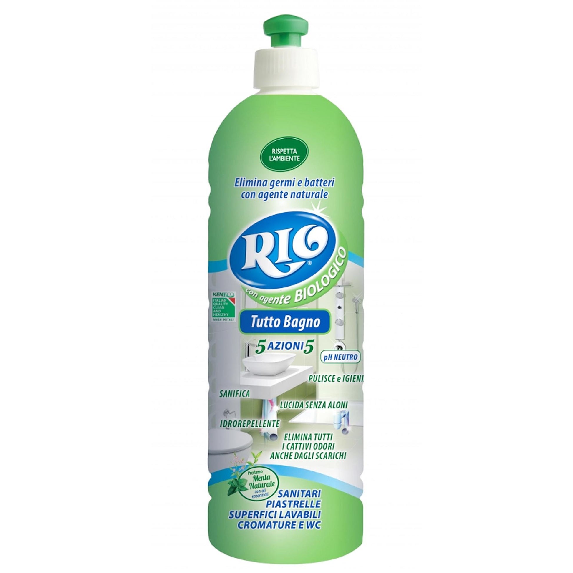Rio Pavimenti con Agente Biologico 750ml - Tutto Bagno