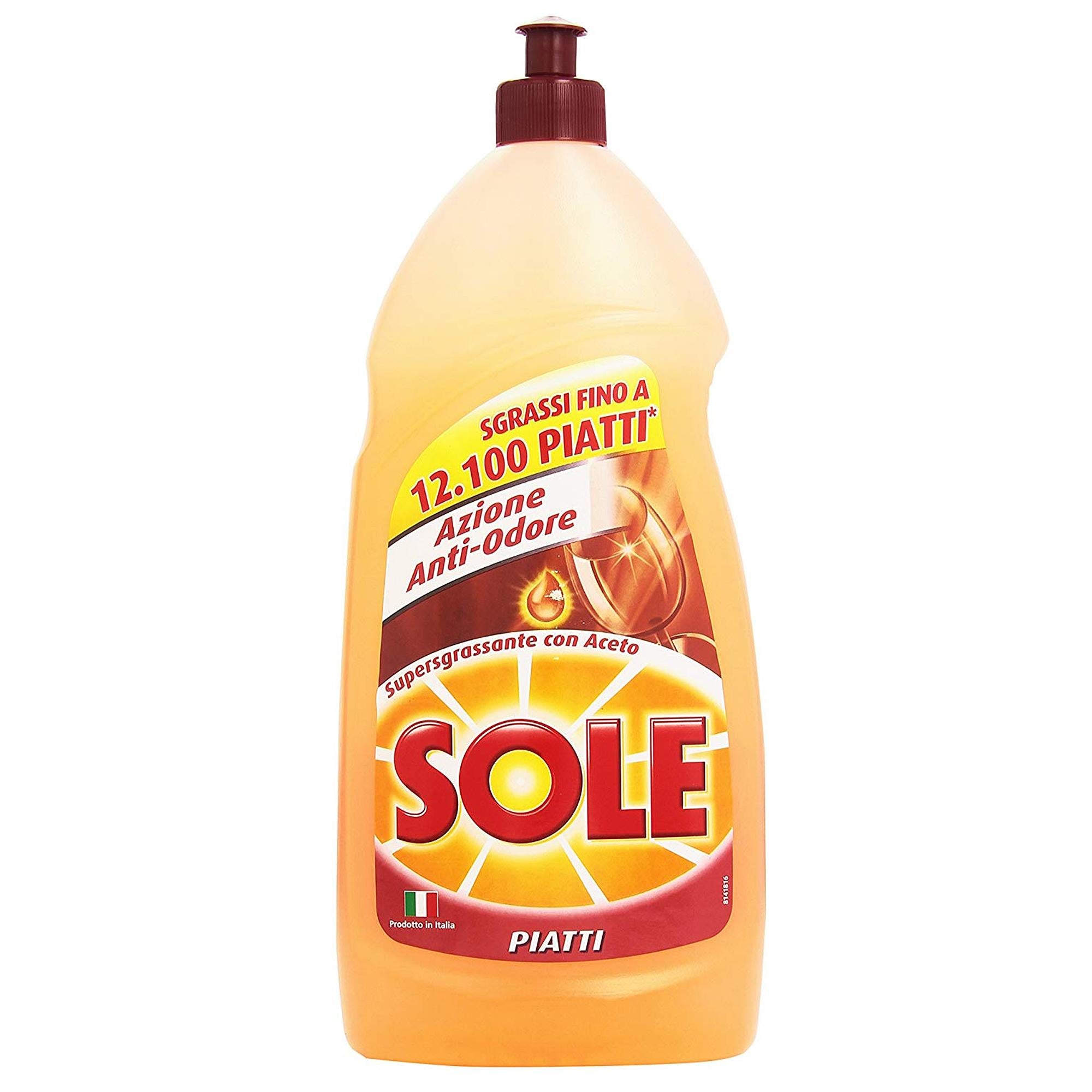 Sole Detersivo Piatti 1100ml - Aceto