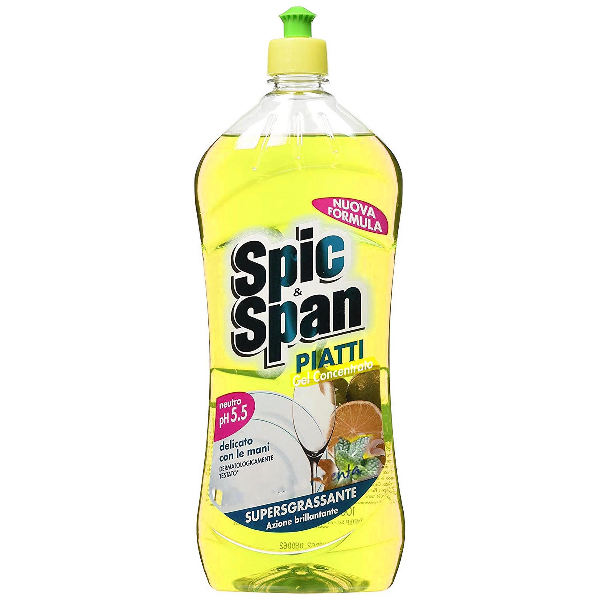 Spic e Span Detersivo Piatti 1000ml - Lime e Menta
