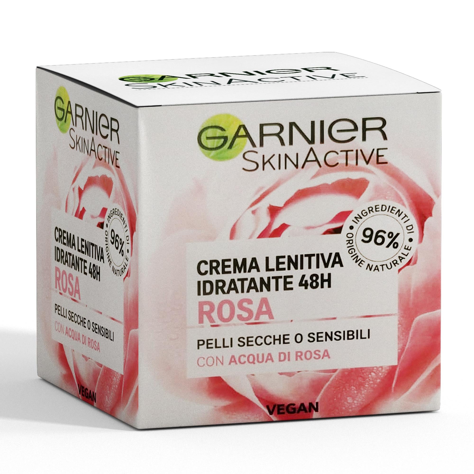 Garnier SkinActive Crema Lenitiva Rosa Pelle Secca - 50ml