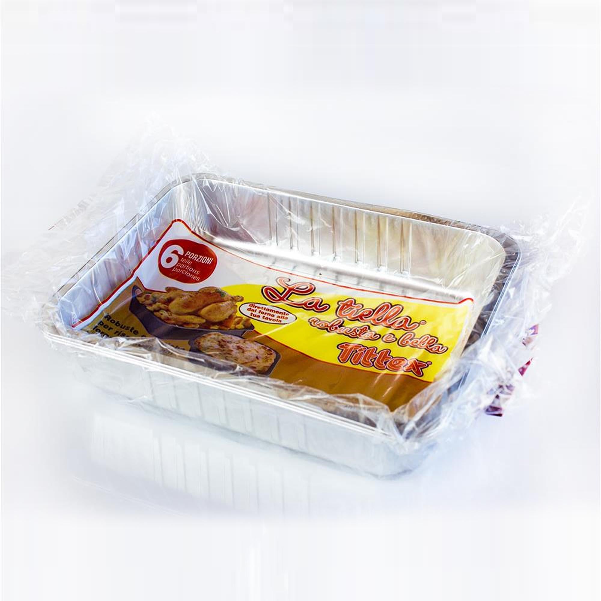 Tittex La Tiella Alluminio 2pz - 6 Porzioni