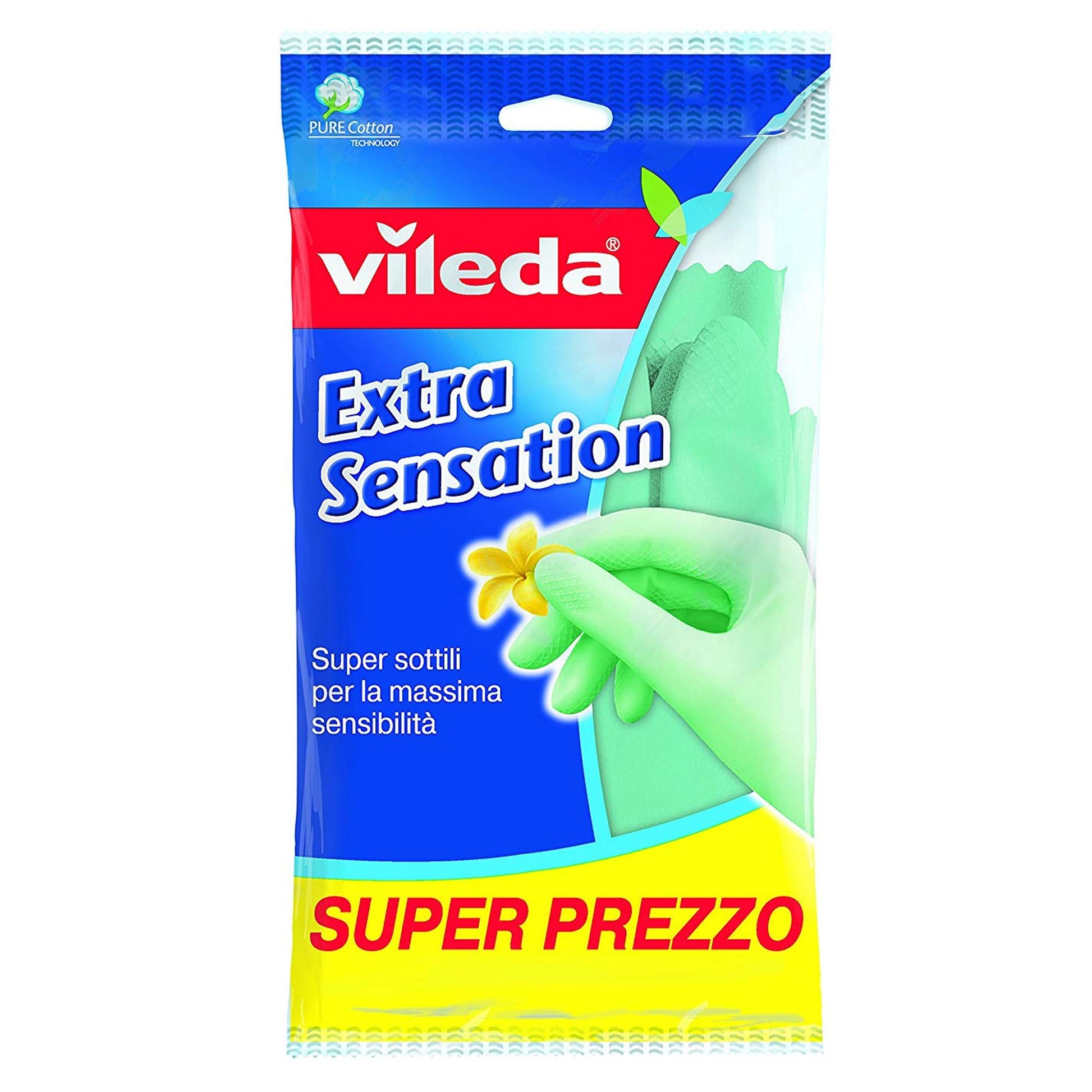 Vileda Guanti Extra Sensation Lattice 1pz - Grande