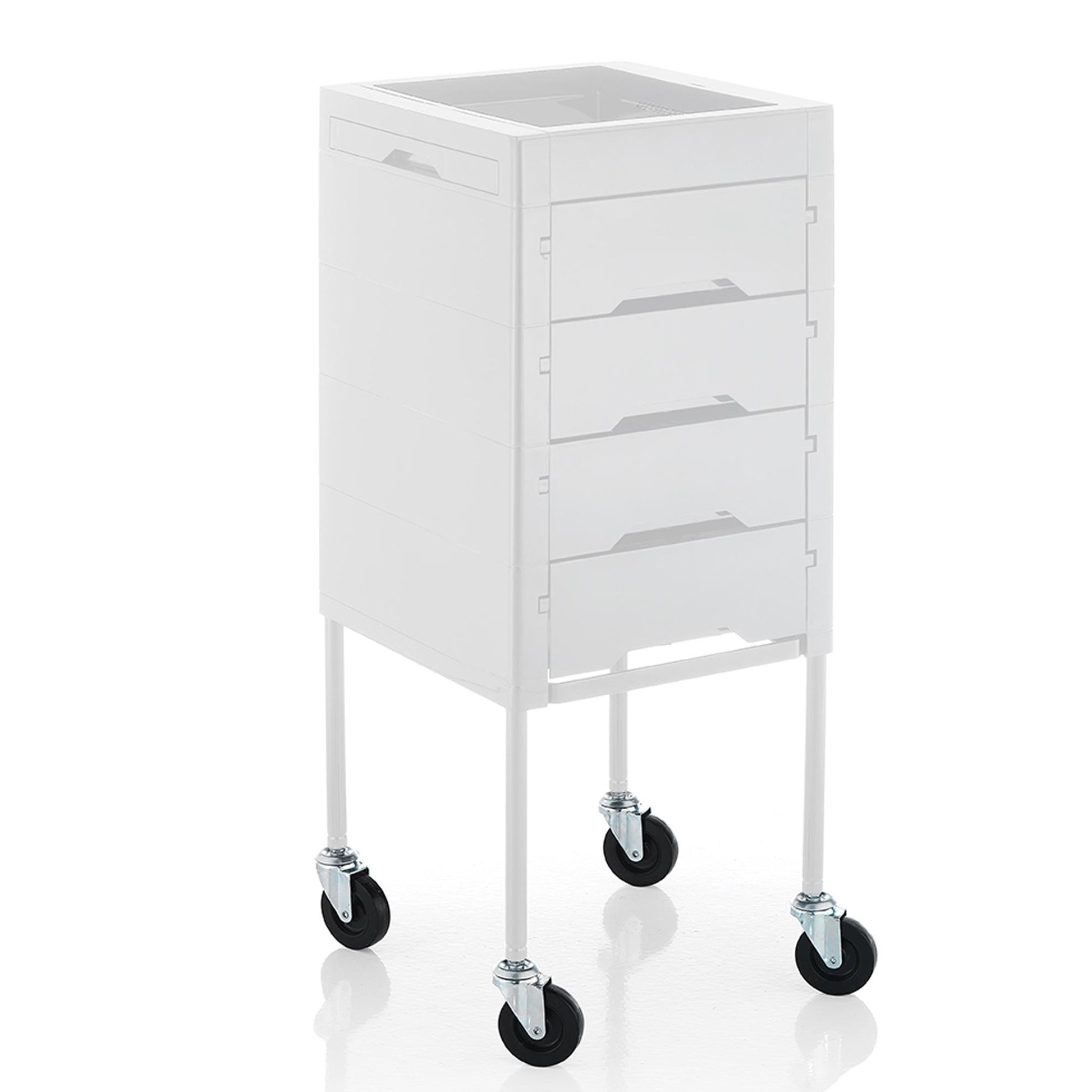 Carrello Professionale per Parrucchiere - Slide White