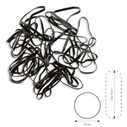 Rubber Elastici Capelli Big Band 40pz - Black