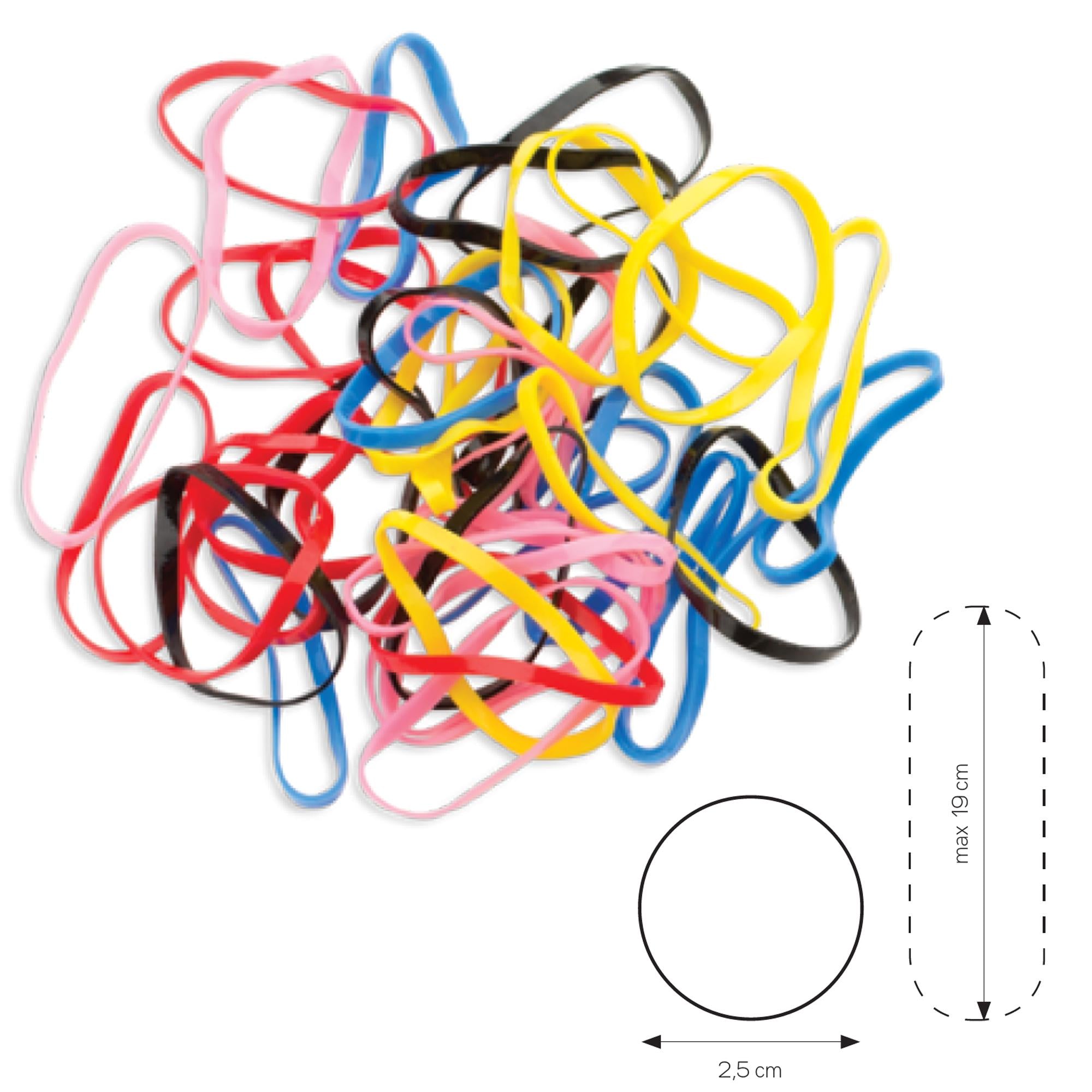 Rubber Elastici Capelli Big Band 40pz - Color