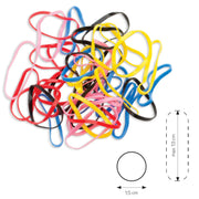 Rubber Elastici Capelli Small Band 40pz - Color
