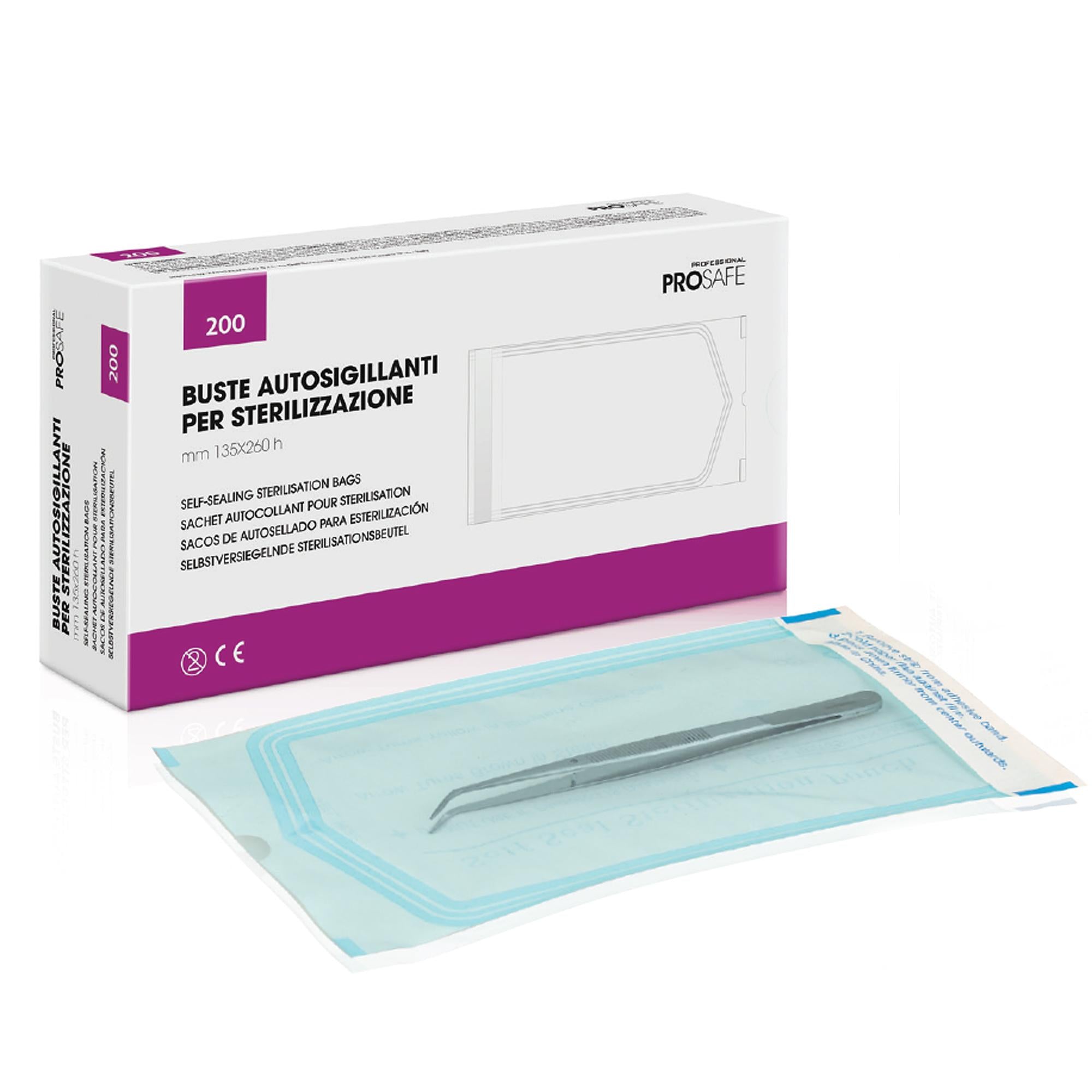 Buste Autosigillanti per Sterilizzazione 135x260mm - 200pz