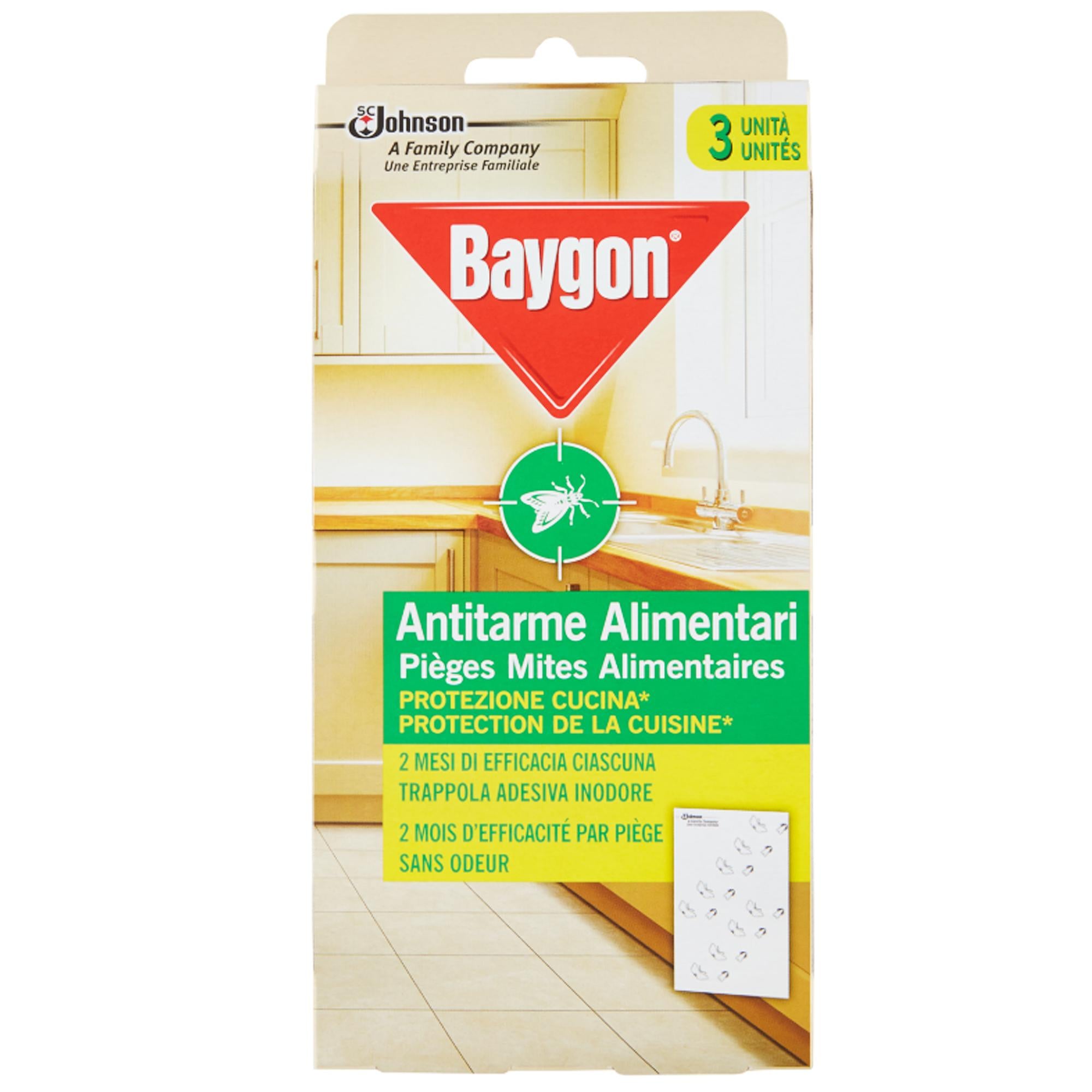 Baygon Antitarme Alimentari Protezione Cucina - 3pz