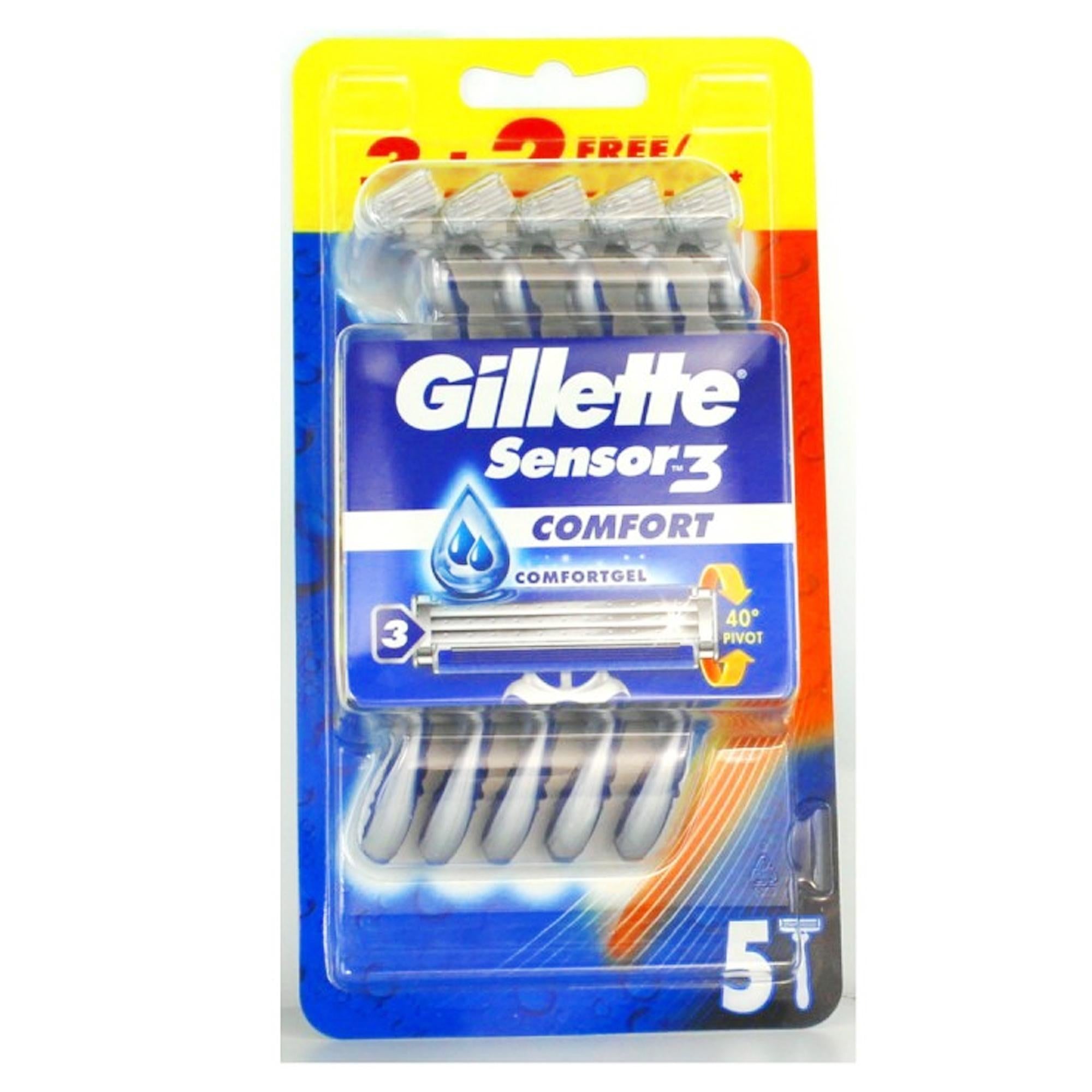 Gillette Rasoio Sensor 3 Comfort - 5pz