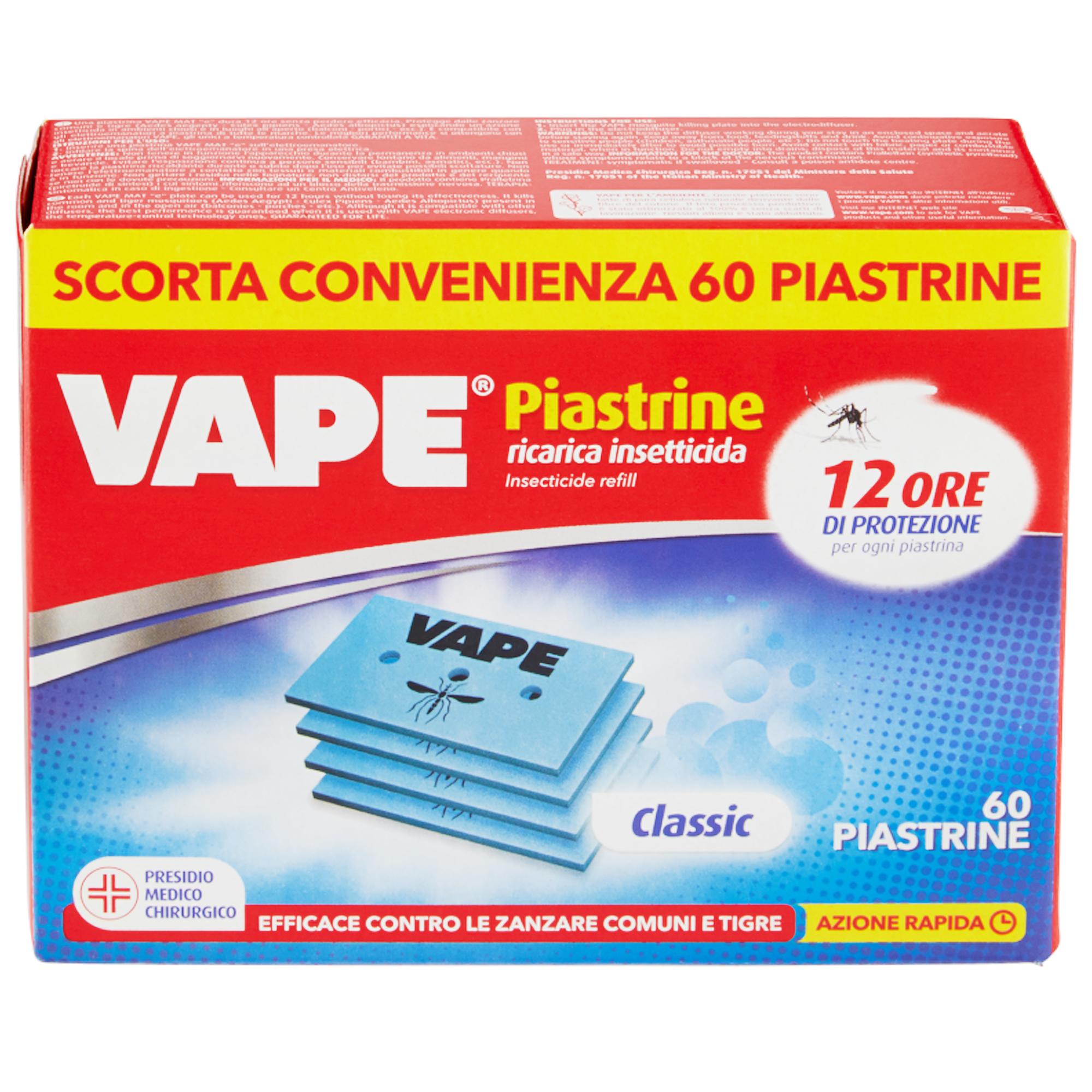 Vape Piastrine 60pz - Classic