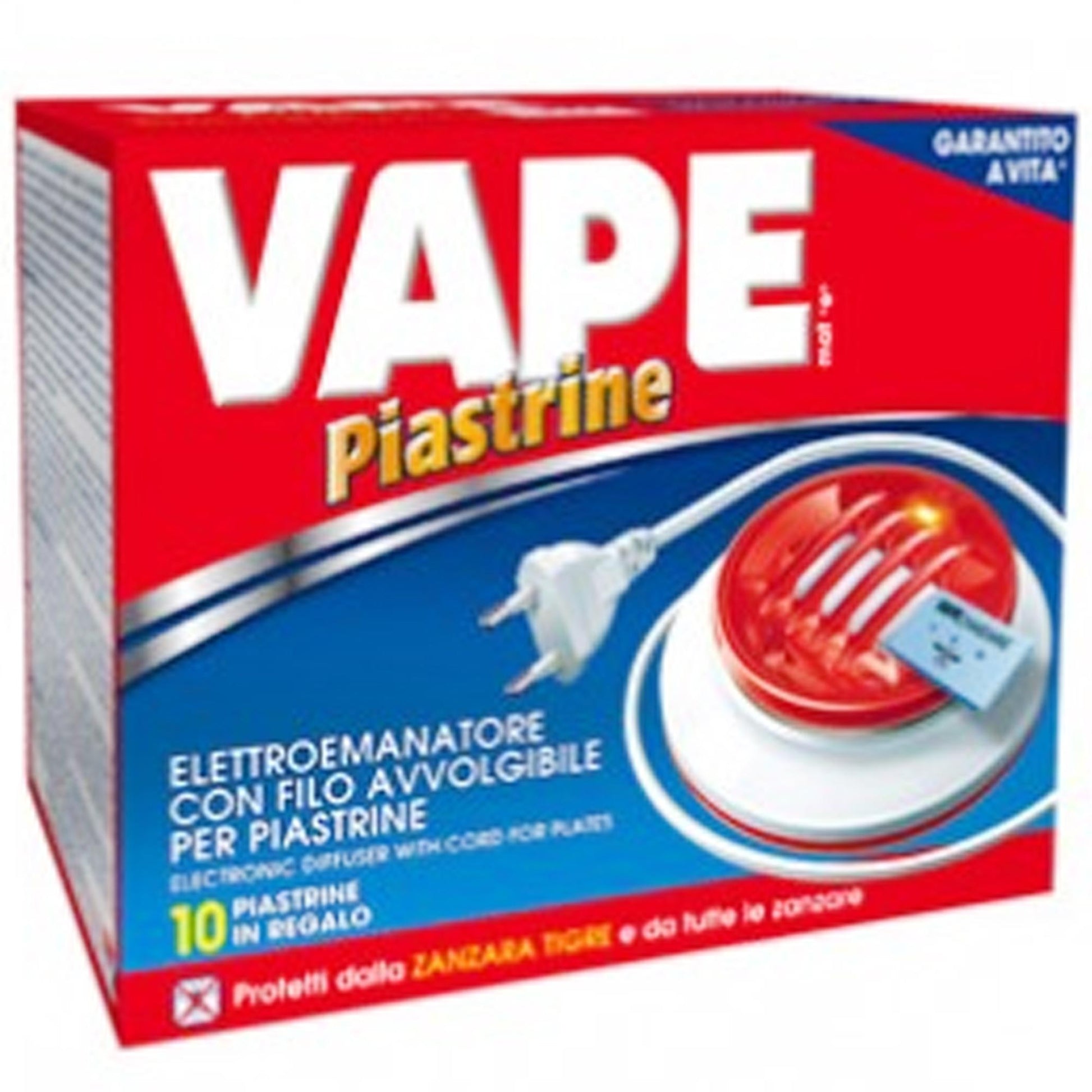 Vape Elettroemanatore a Filo con 10 Piastrine Classic