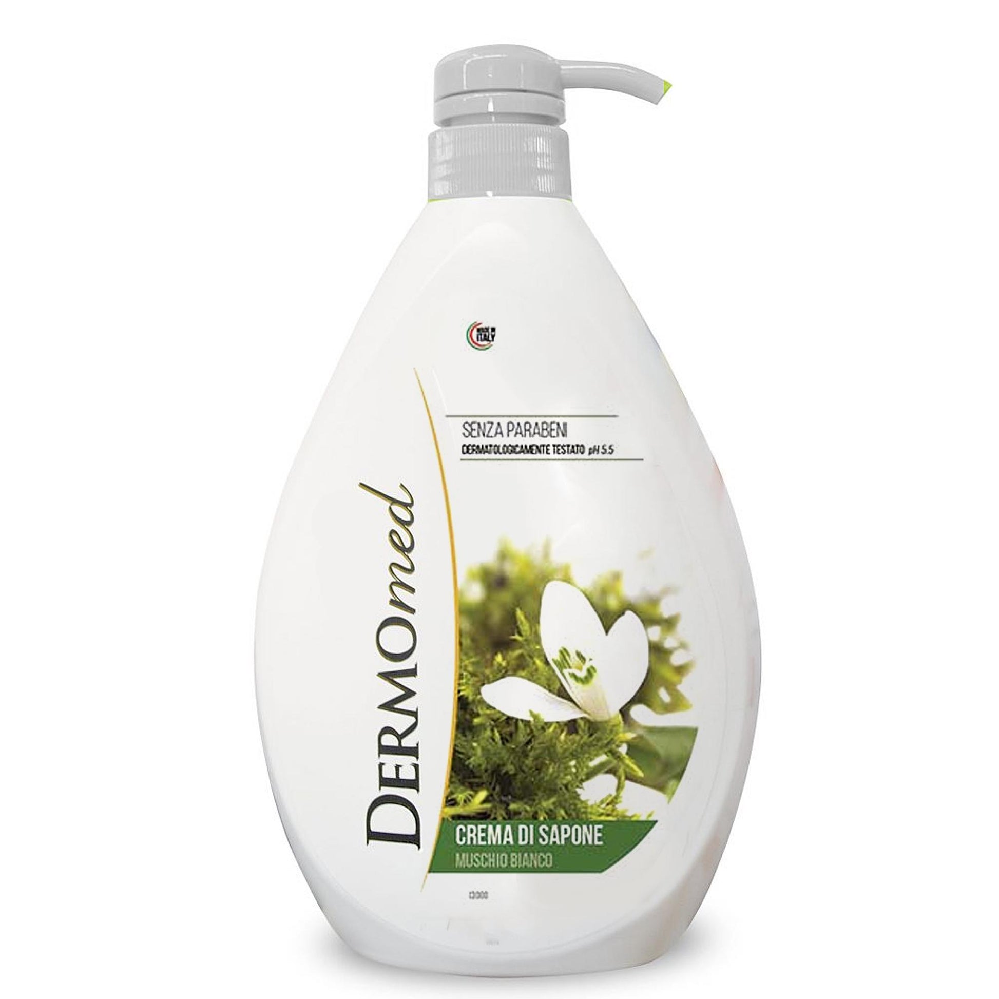 Dermomed Crema di Sapone Muschio Bianco - 1000ml