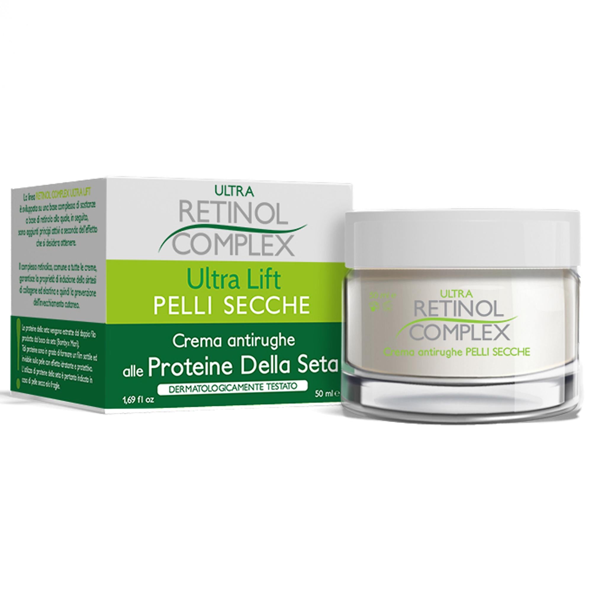 Ultra Retinol Complex Crema Viso Proteine della Seta - 50ml