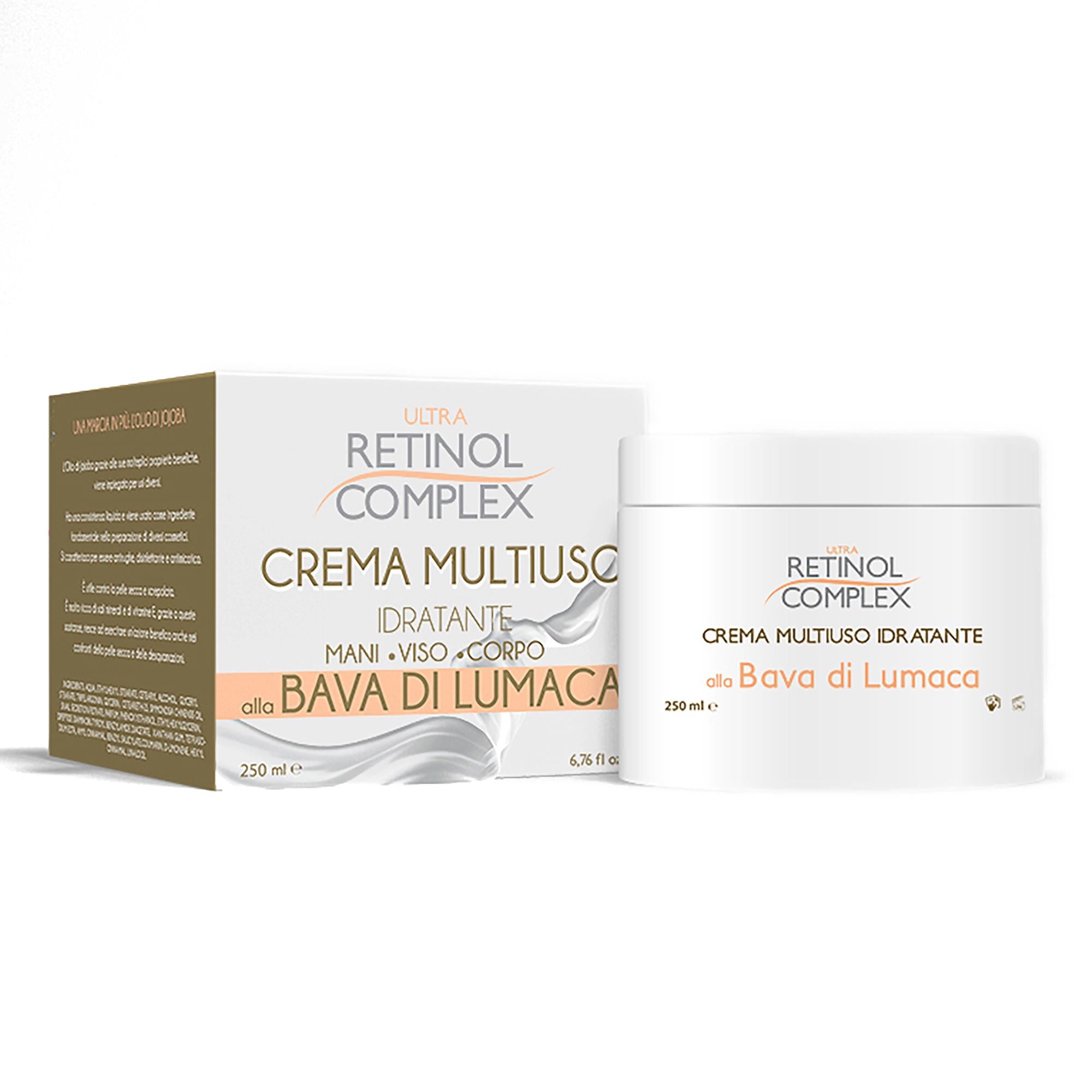 Ultra Retinol Complex Crema Multiuso Bava di Lumaca - 250ml