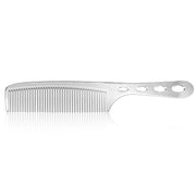 Pettine in Alluminio Argento Cobalt con Manico